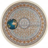 Иранский ковер Mashad 1200 129 Голубой круг